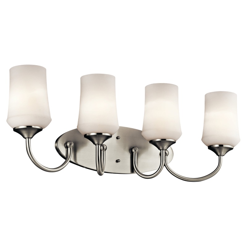 Kichler 45571NI Four Light Bath, Brushed Nickel
