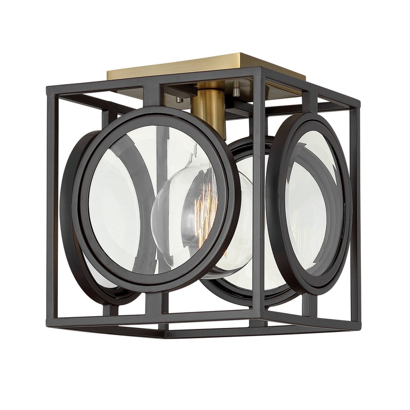 LED Foyer Pendant from the Fulham Collection in Buckeye Bronze Finish by Hinkley
