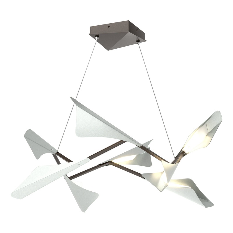 Plume 8-Light LED Pendant Oil Rubbed Bronze Vintage Platinum