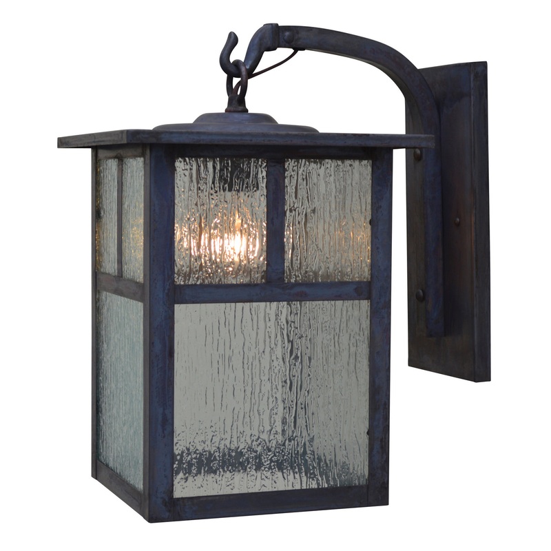 Arroyo MB-10TRM-MB Mission One Light Wall Mount Mission Brown