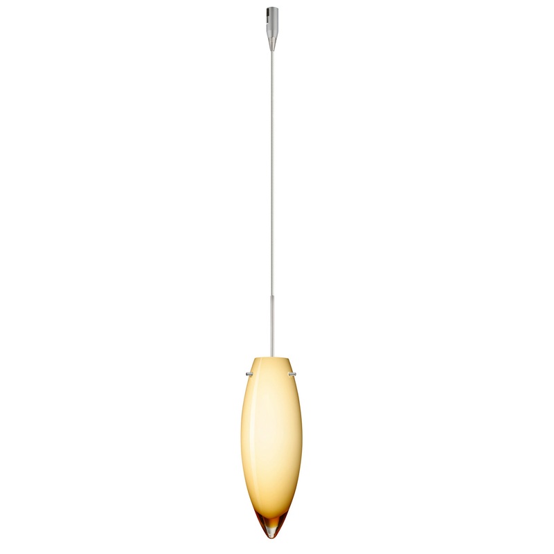 Besa RXP-4096VG-SN Juliette One Light Pendant Satin Nickel (Discontinued)