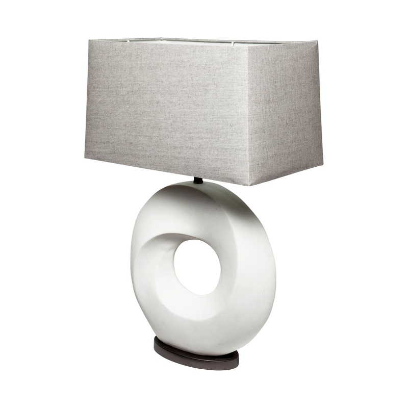 Celtica Table Lamp White Resin