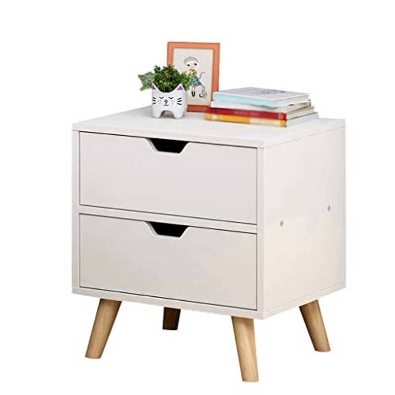 Comodini Decorazione Bianco Addensare Studio delle Famiglie Locker Camera dell’Assemblea Doppio pompaggio di Legno Solido Bagno Soggiorno Corridoio Multifunzione 40X30X50cm MUMUJIN