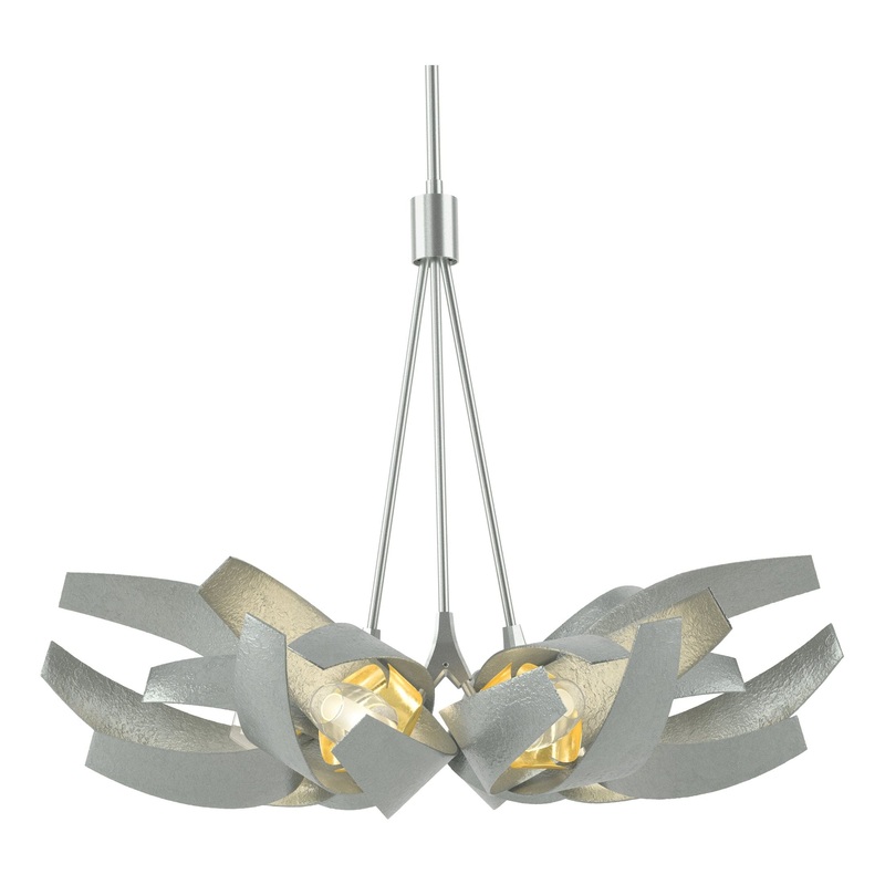 Corona Brass Accent Pendant Vintage Platinum