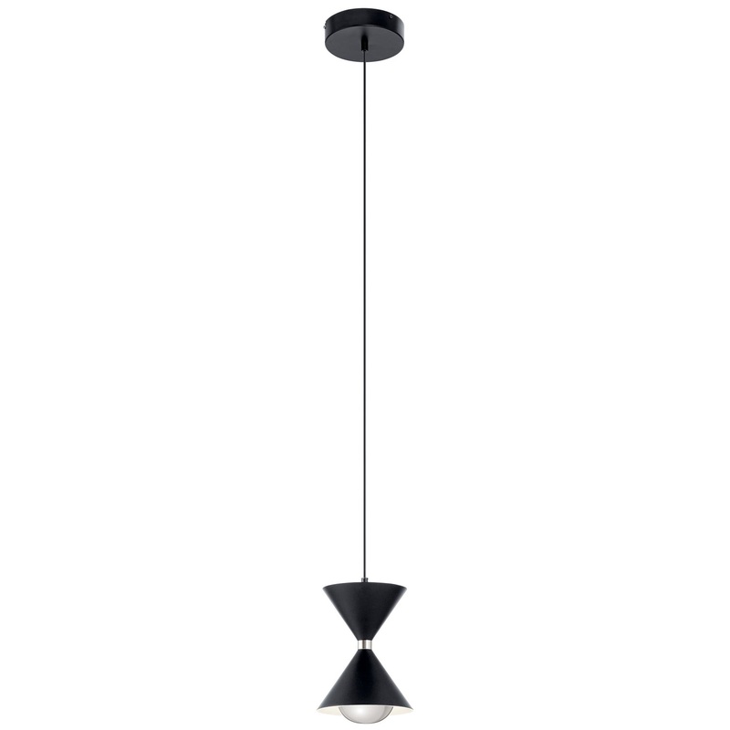 Kichler 84130 LED Mini Pendant, Matte Black