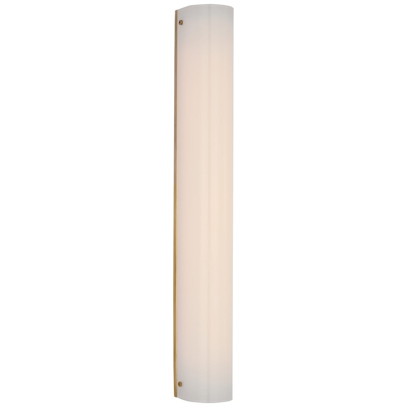 LED Bath Light from the Penhold Collection in Soft Brass Finish by Visual Comfort Signature