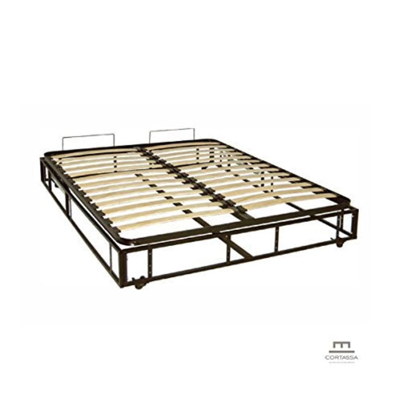 Letto Contenitore Completo di Struttura + Doga + Meccanismo di Sollevamento Universale Modello Tambora 160cm