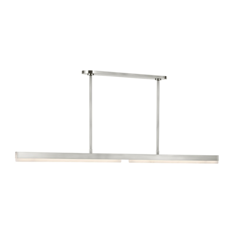 Linea 60 Linear Chandelier Antique Nickel