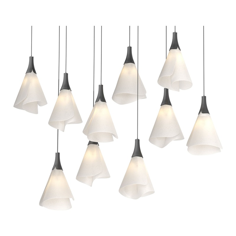 Mobius 10-Light Pendant Black