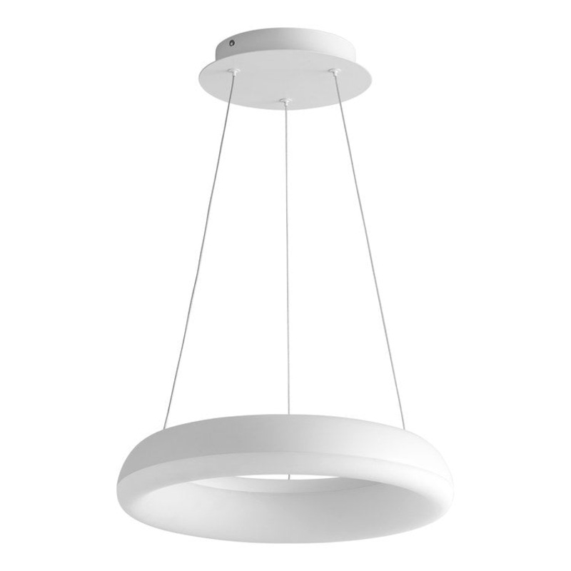 Roswell Single-Light LED 16″ Pendant – White