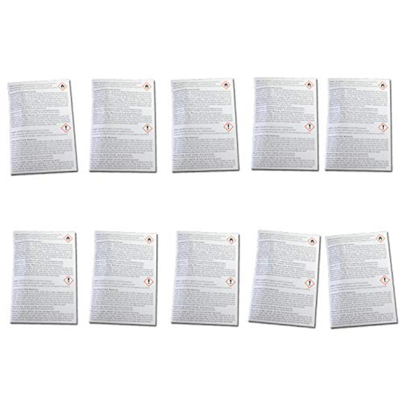 10X Blue MagicKit di riparazione colla e toppe per letto ad acqua, Palle, piscine, Acqua, ecc.
