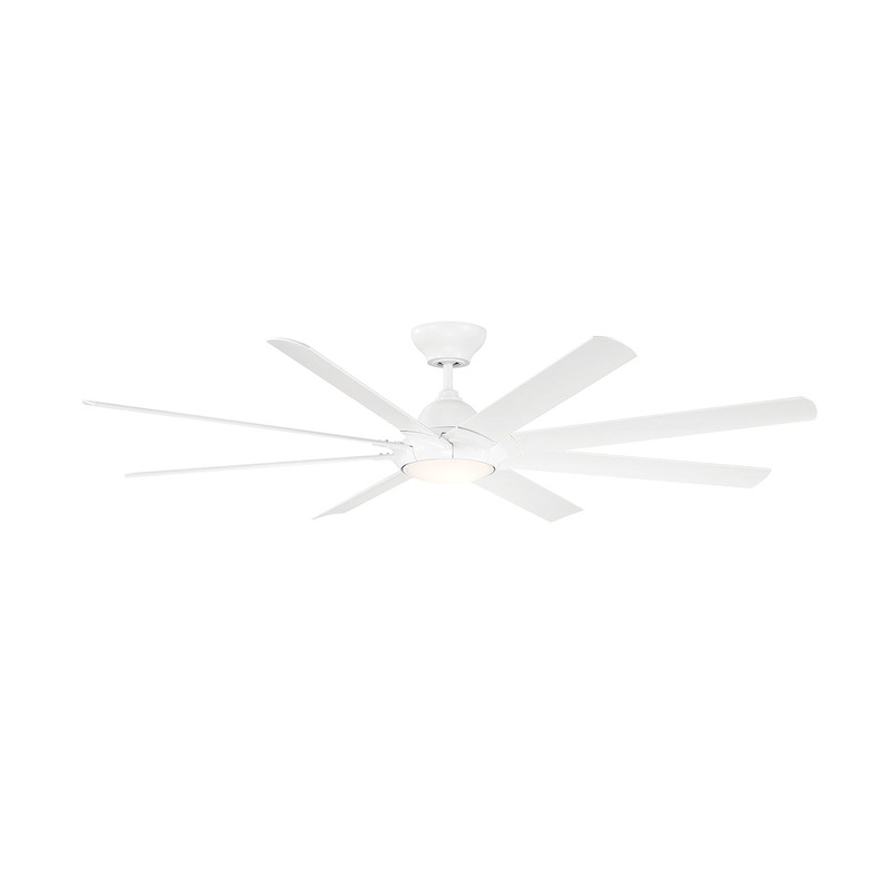 80″Ceiling Fan from the Hydra Collection in Matte White Finish by Modern Forms Fans