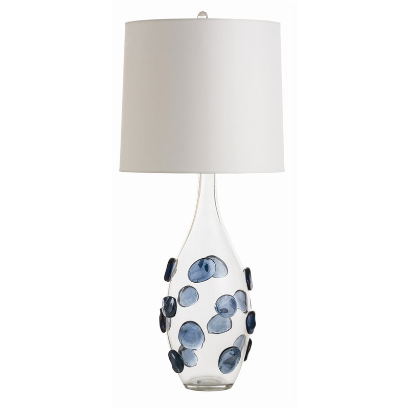 Arteriors 17092-323 Edge One Light Table Lamp Plain Glass