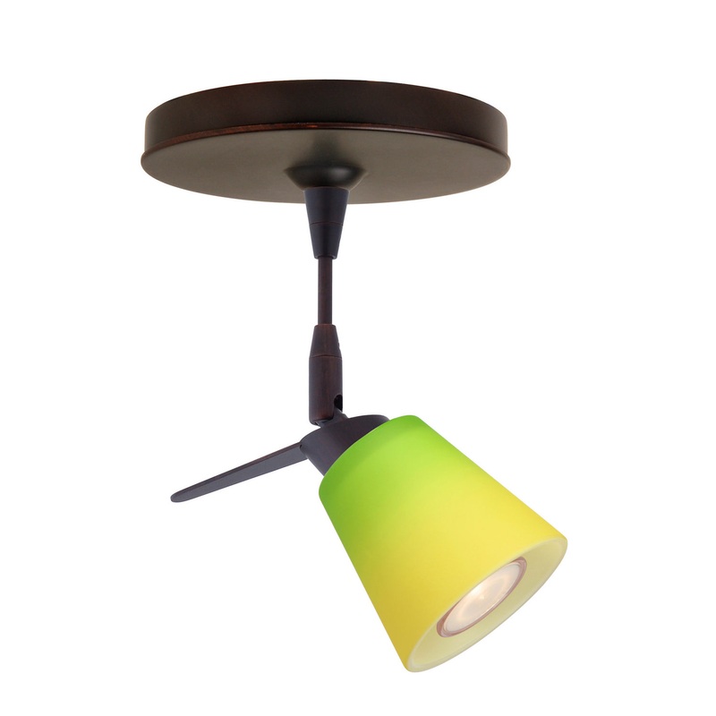 Besa 1SP-5042GY-BR Canto One Light Spotlight Bronze (Discontinued)