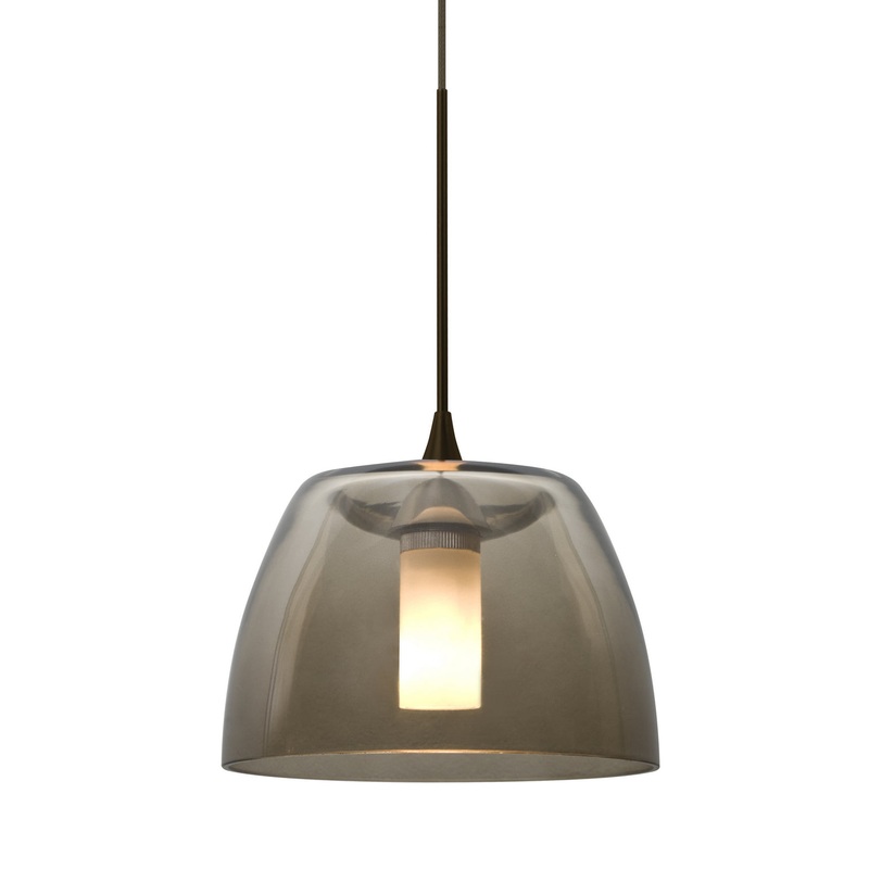 Besa 1XT-SPURSM-BR Spur One Light Pendant Bronze