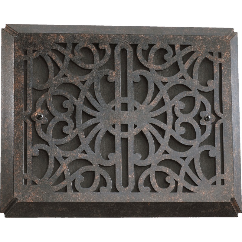 Door Chime Cover from the Chime Grills Collection in Toasted Sienna Finish by Quorum