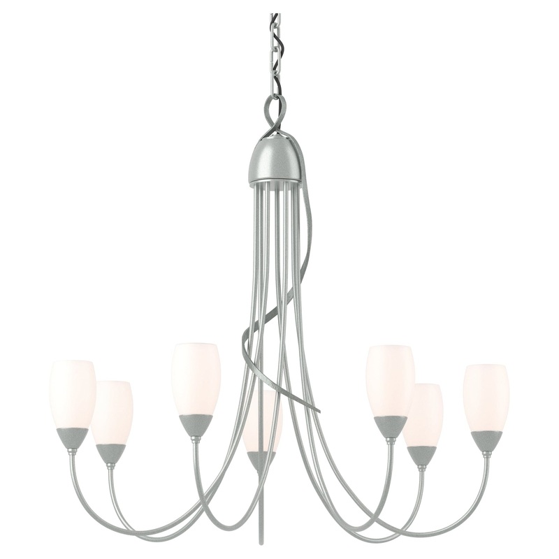 Flora 7-Arm Chandelier Vintage Platinum