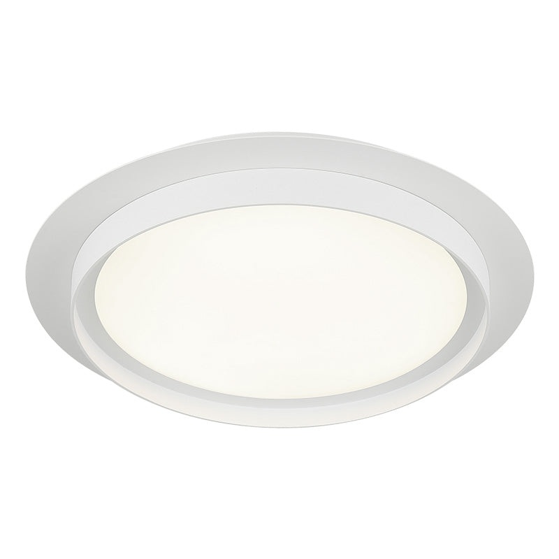 Iris 1-Light Ceiling Mount Matte White