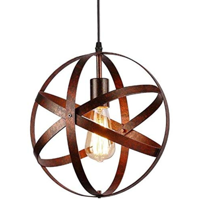 Lampada a Sospensione Vintage,Lampadario Industriale, E27 Retr Paralume in Ferro Cavo Regolabile Per Il Ristorante Dining Room Kitchen 30cm