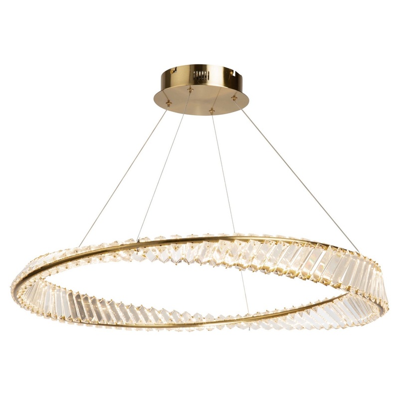 Stella Pendant – Brushed Brass / 31.50