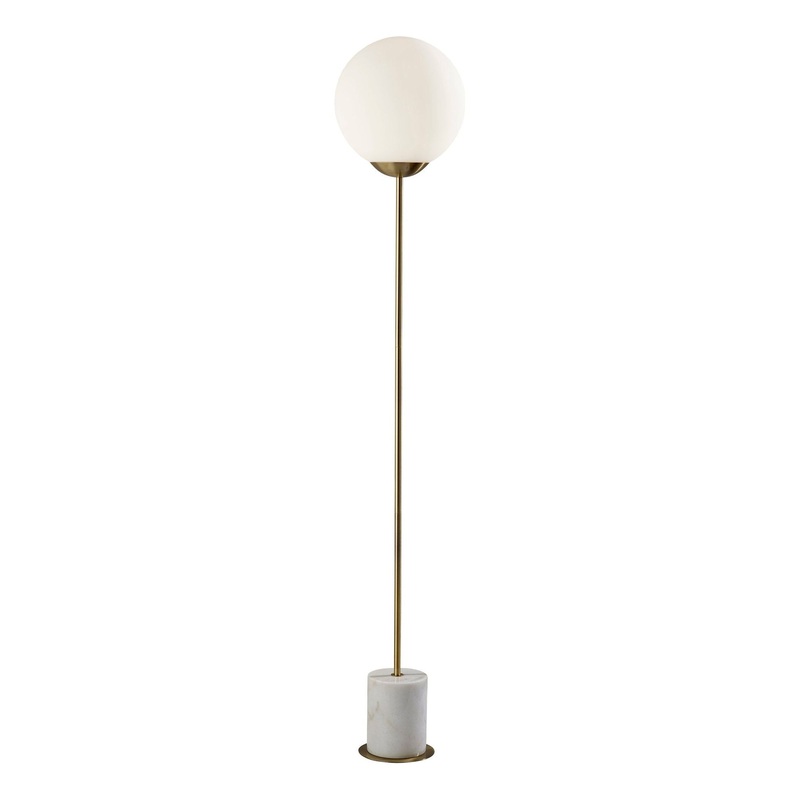 Terra Floor Lamp Antique Brass