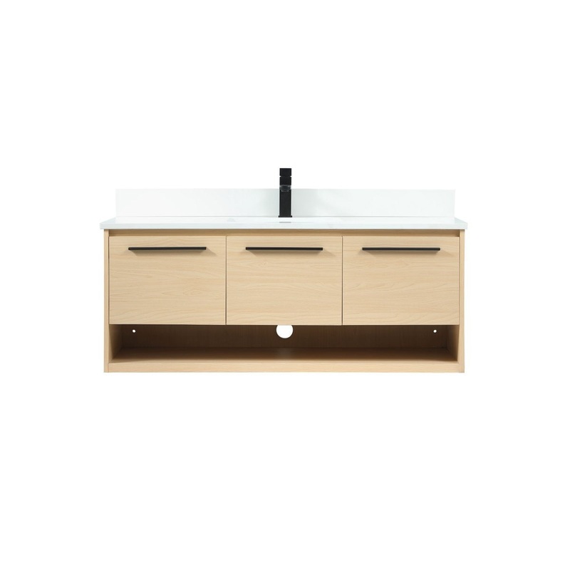 Vanity Sink Set from the Roman Collection in Maple Finish by Elegant Lighting