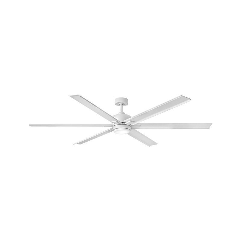 82″ Ceiling Fan from the Indy Maxx Collection in Matte White Finish by Hinkley