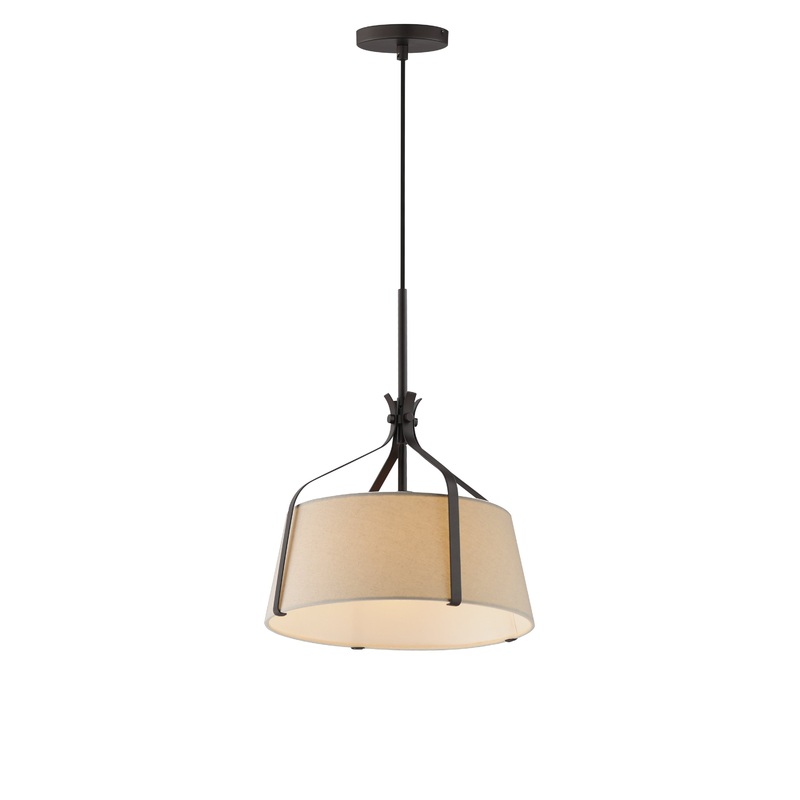 Bandera 14″ 1-Light Pendant Dark Bronze