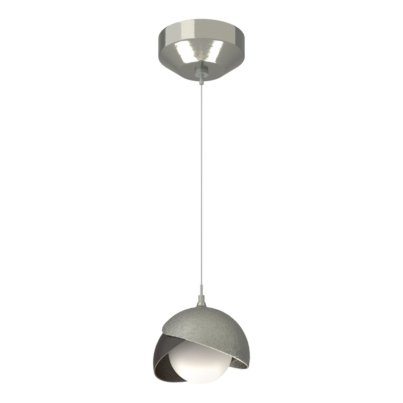Brooklyn Double Shade Low Voltage Mini Pendant Sterling Oil Rubbed Bronze