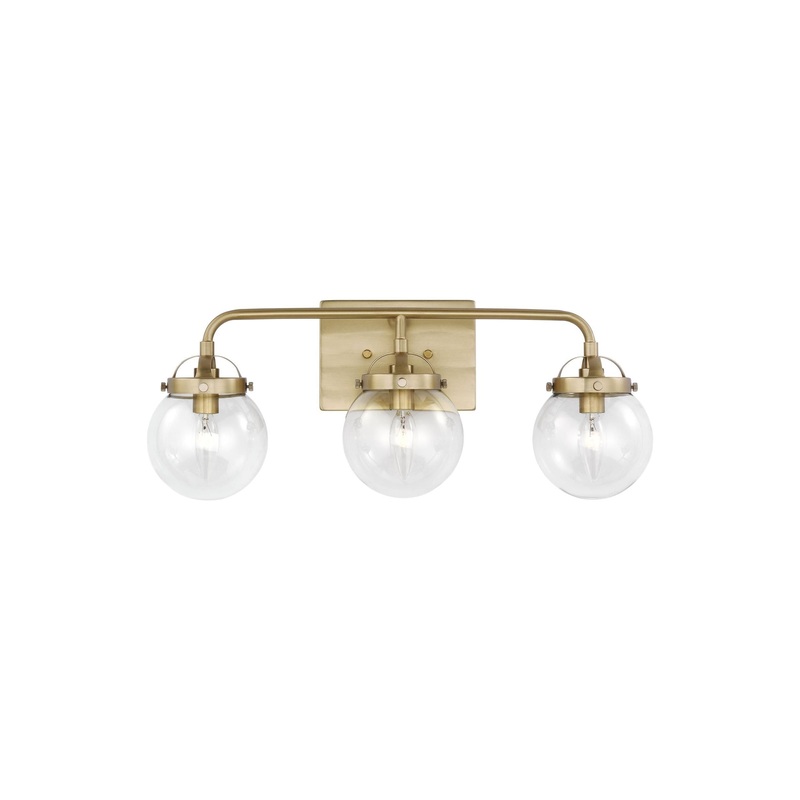 Bryce Three Light Wall / Bath Satin Brass