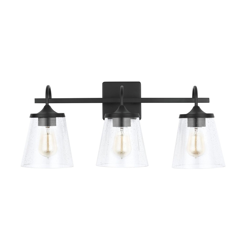Capital Lighting 139132MB-496 Jayne 3 Light Vanity Matte Black