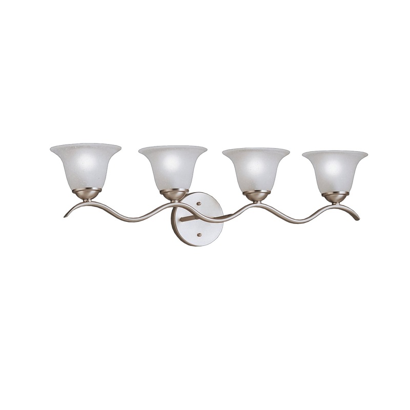 Kichler 6324NI Four Light Bath, Brushed Nickel