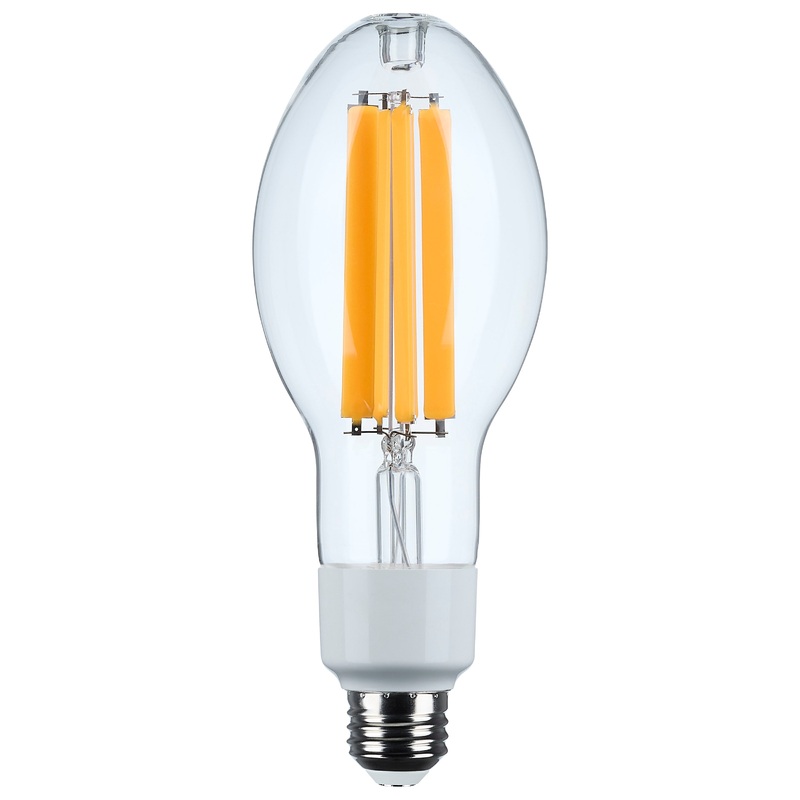 23 Watt LED HID Replacement – ED23.5 – 2200K – Medium Base – Clear – 120-277 Range Voltage by Satco