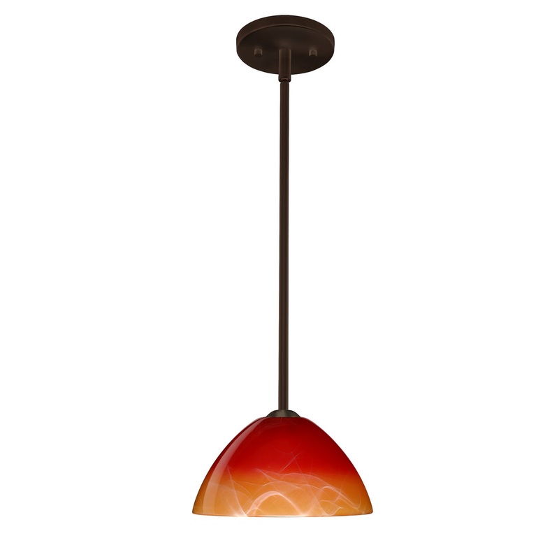 Besa 1TT-4201SL-LED-BR Tessa One Light Pendant Bronze