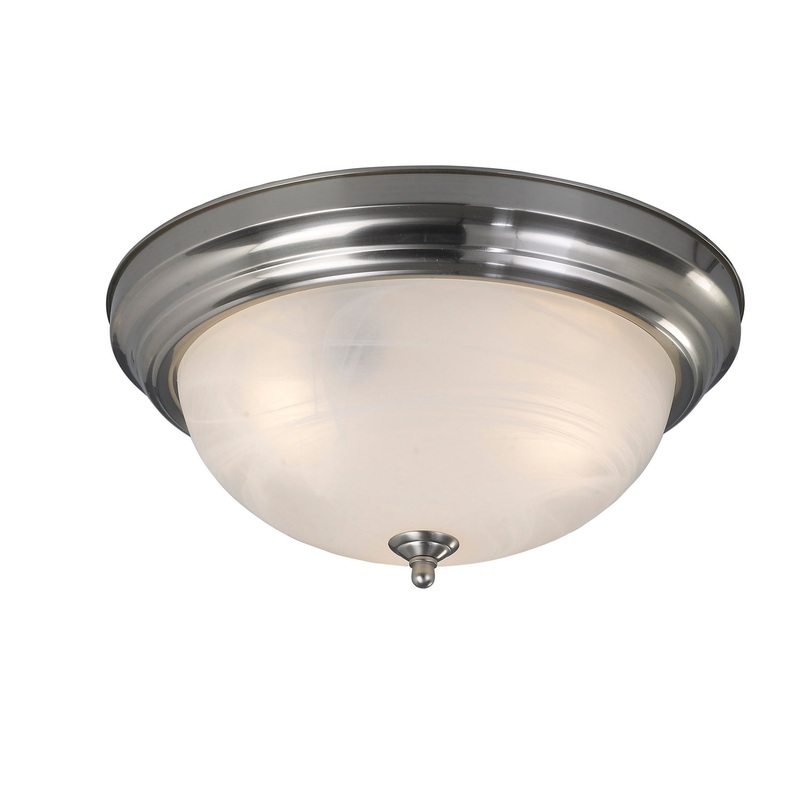 Canarm IFM411BN Ifm411Bn Two Light Flush Mount Brushed Nickel