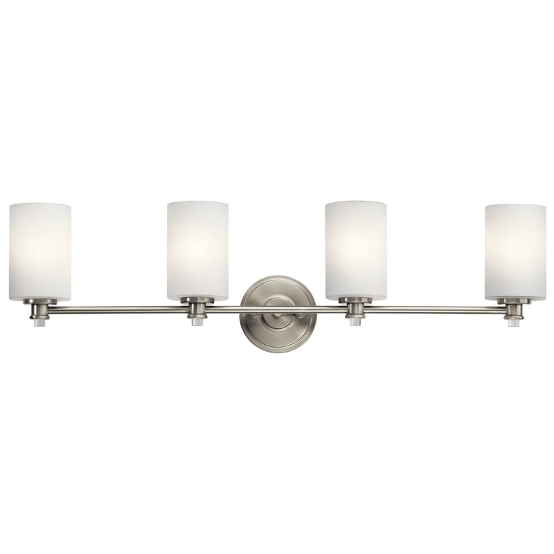 Kichler 45924NI Four Light Bath, Brushed Nickel