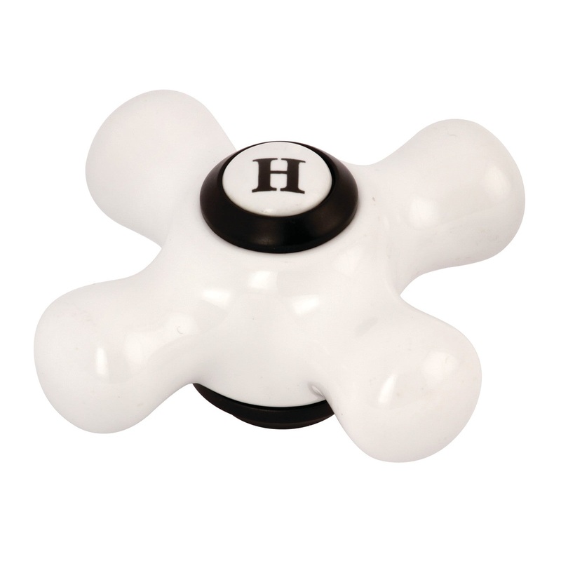 KSH3600PXH Hot Porcelain Cross Handle, Matte Black