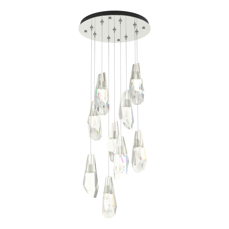 Luma 9-Light Large Crystal Pendant Sterling