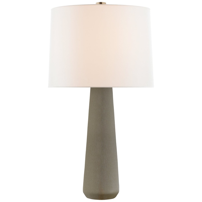 One Light Table Lamp from the Athens Collection in Shellish Gray Finish by Visual Comfort Signature