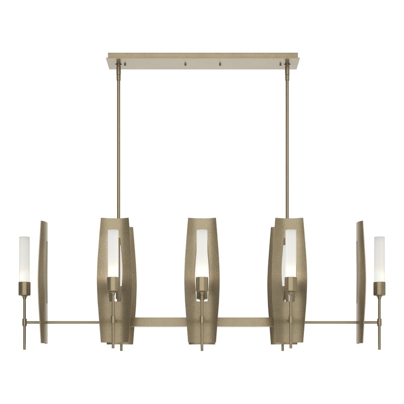 Passage 8-Light Pendant Soft Gold Frosted Glass (FD)