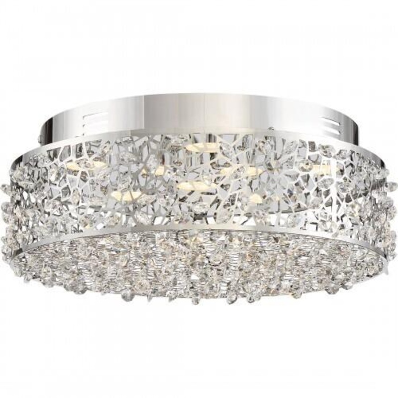 Quoizel PCST1614C Starlet Flush mount led plsh chrm Flush Mount