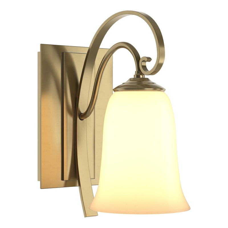 Scroll Sconce Modern Brass