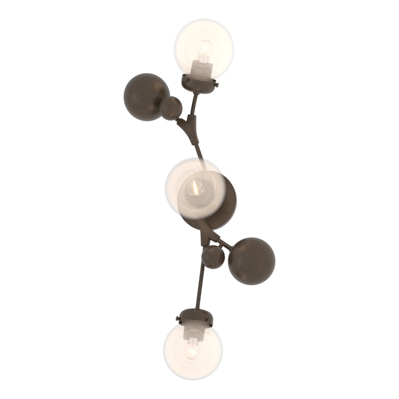 Sprig Sconce Bronze Opaline Glass (WF)