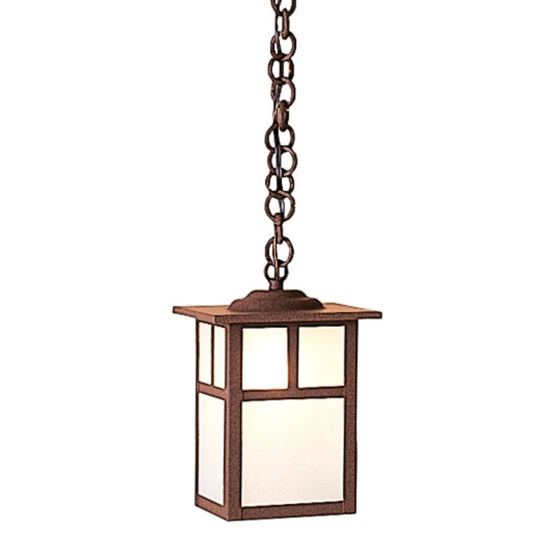Arroyo MH-6TF-RB Mission One Light Pendant Rustic Brown