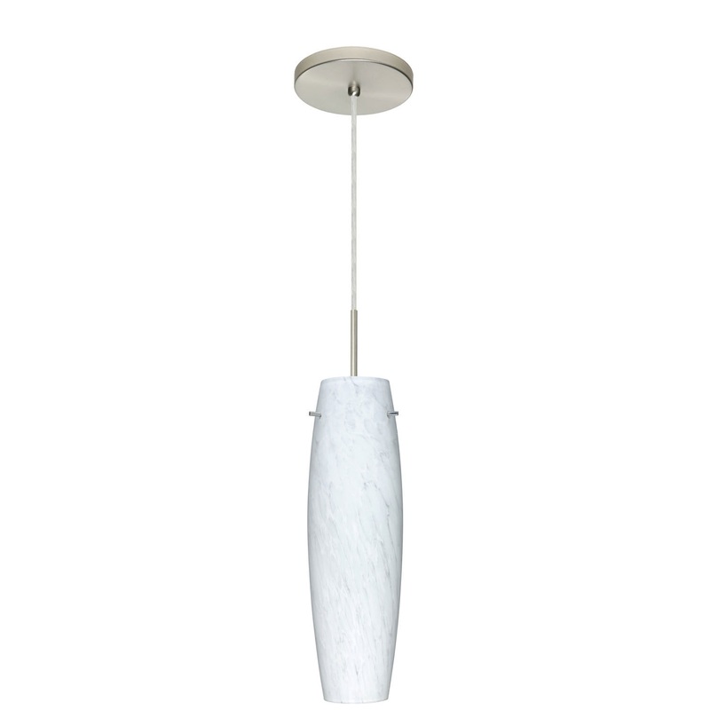 Besa 1BT-412119-SN Tu Tu One Light Pendant Satin Nickel
