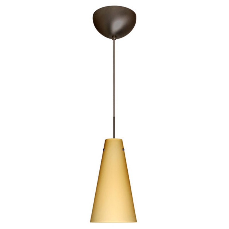 Besa 1JC-4124VM-BR Cierro One Light Pendant Bronze