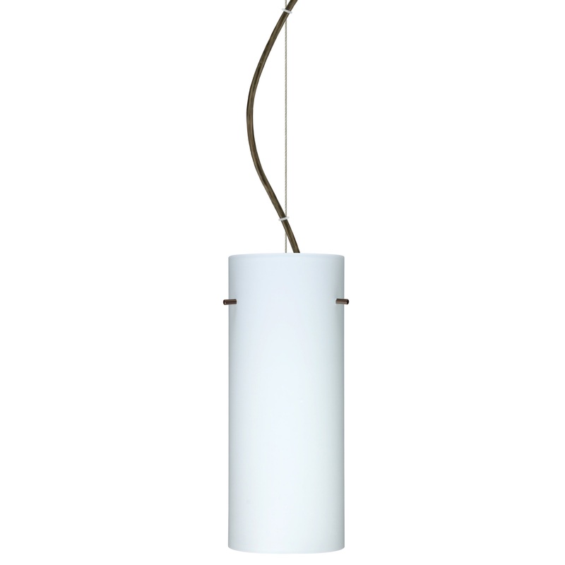 Besa 1KX-412307-BR Stilo One Light Pendant Bronze
