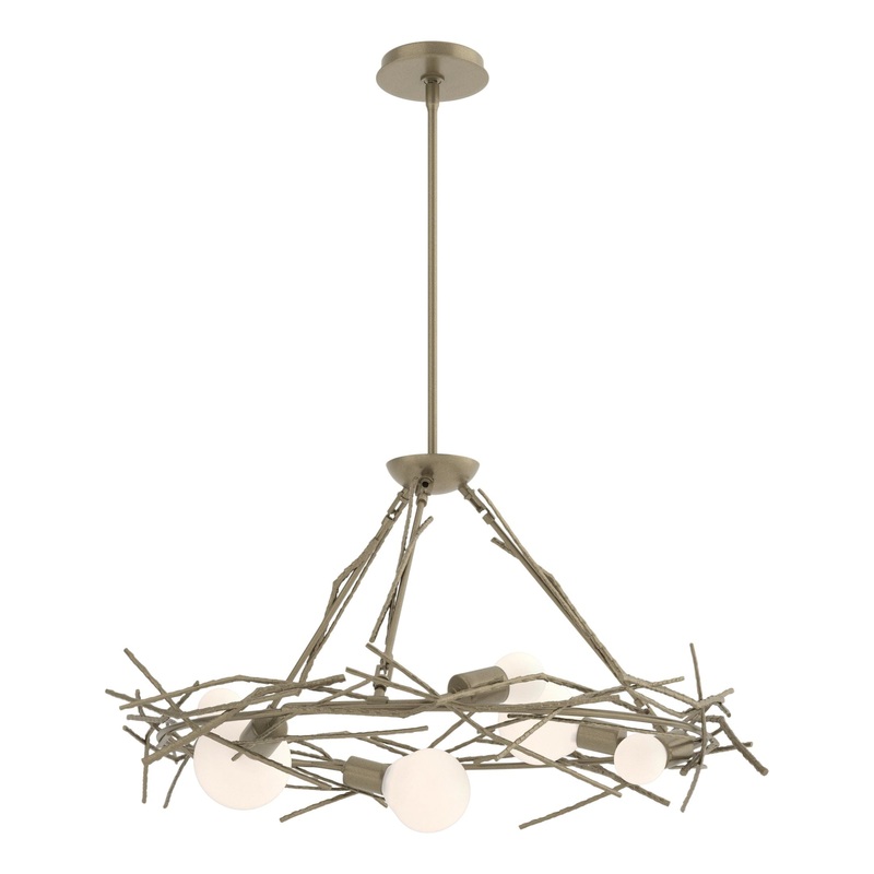 Brindille 6-Light Circular Pendant Soft Gold
