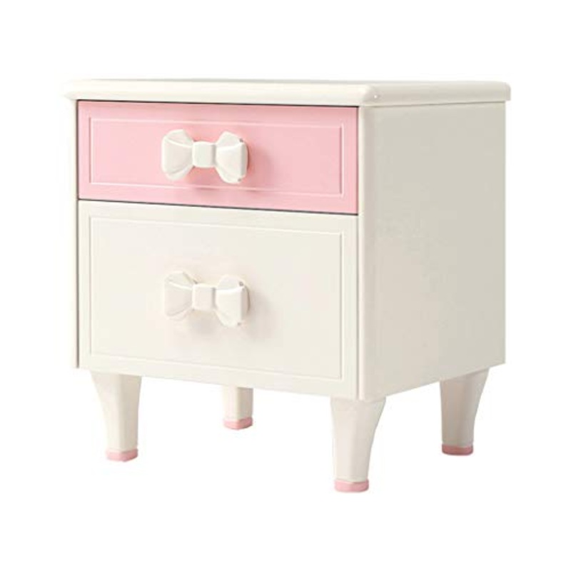 FAPROL Comodino Cameretta Bimba Comodini in Legno con Cassetti Comodini Bianchi per Camerette Maniglia A Prua Comodino Piccolo