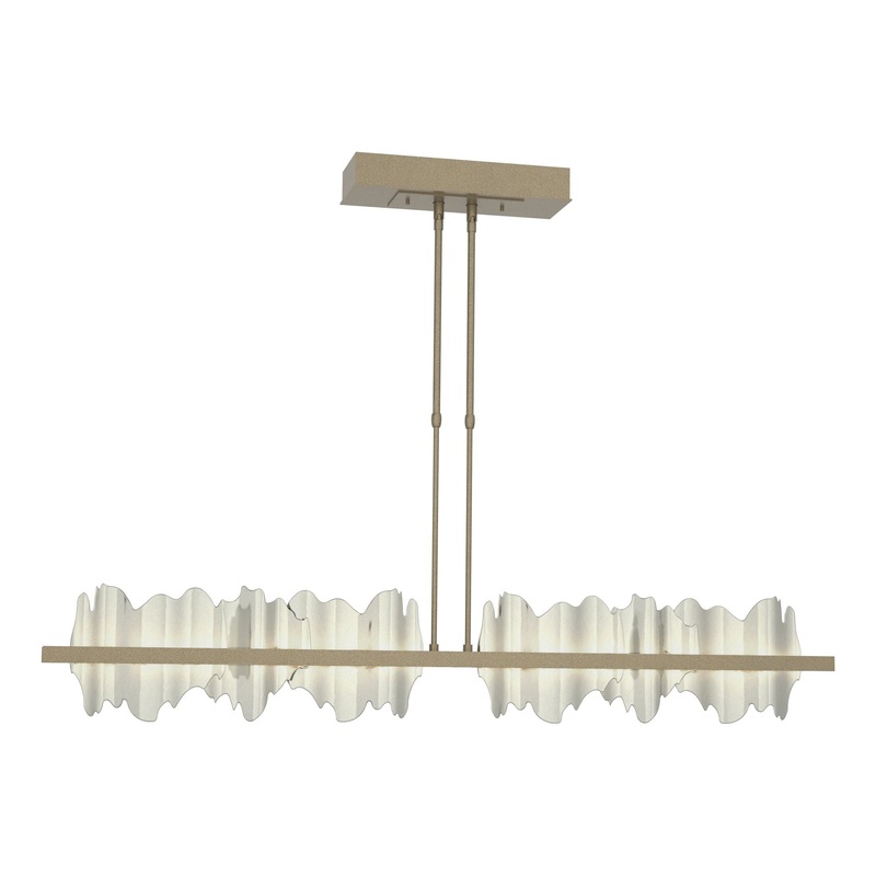Hildene Large LED Pendant Soft Gold Sterling